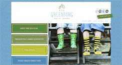 Desktop Screenshot of greenburgpediatricdentistry.com